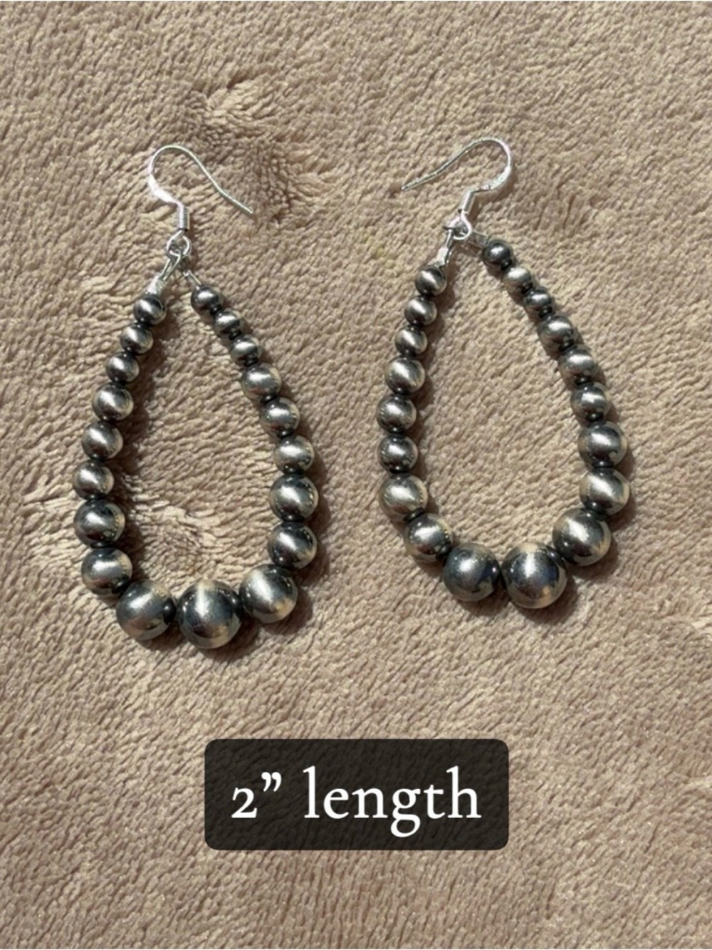 Navajo Pearl Teardrop Earrings - Women Jewelry